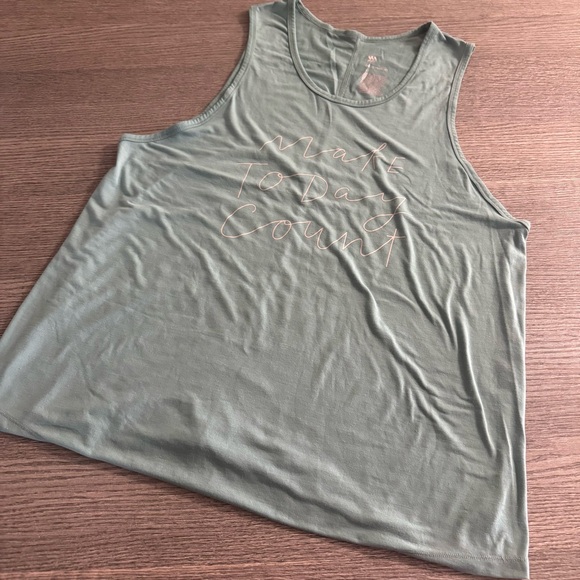 All in Motion Women's Tank Top Size M Teal Green - Picture 4 of 5